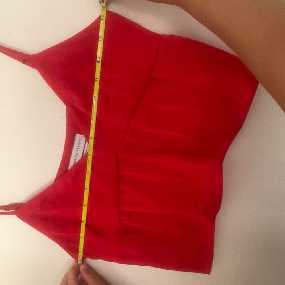 Red tank top